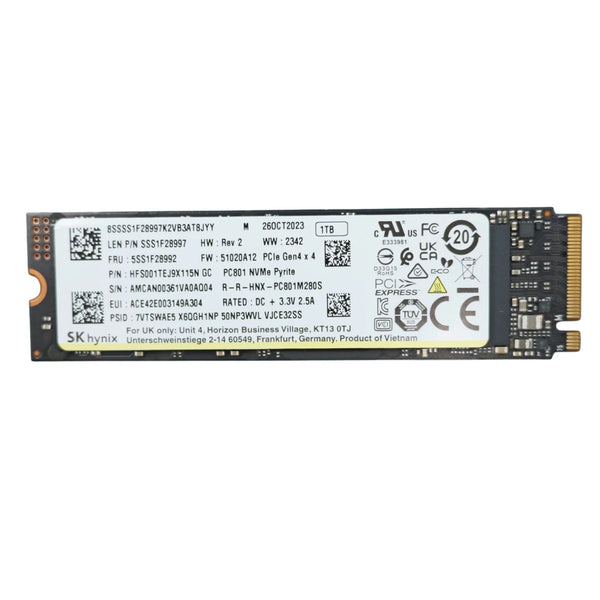 SK Hynix HFS001TEJ9X115N GC M.2 (2280) Gen4 1TB SSD – Hubitx